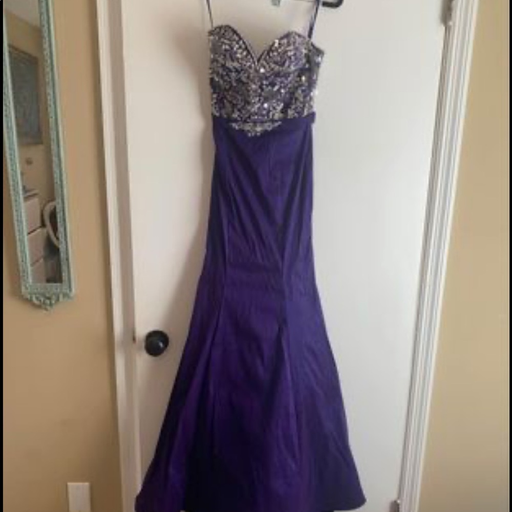 Purple prom dress